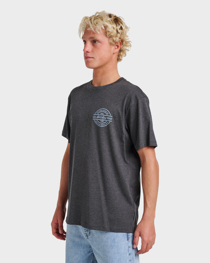 Mirrored Classic T-shirt - Charcoal Heather - Quick Silver