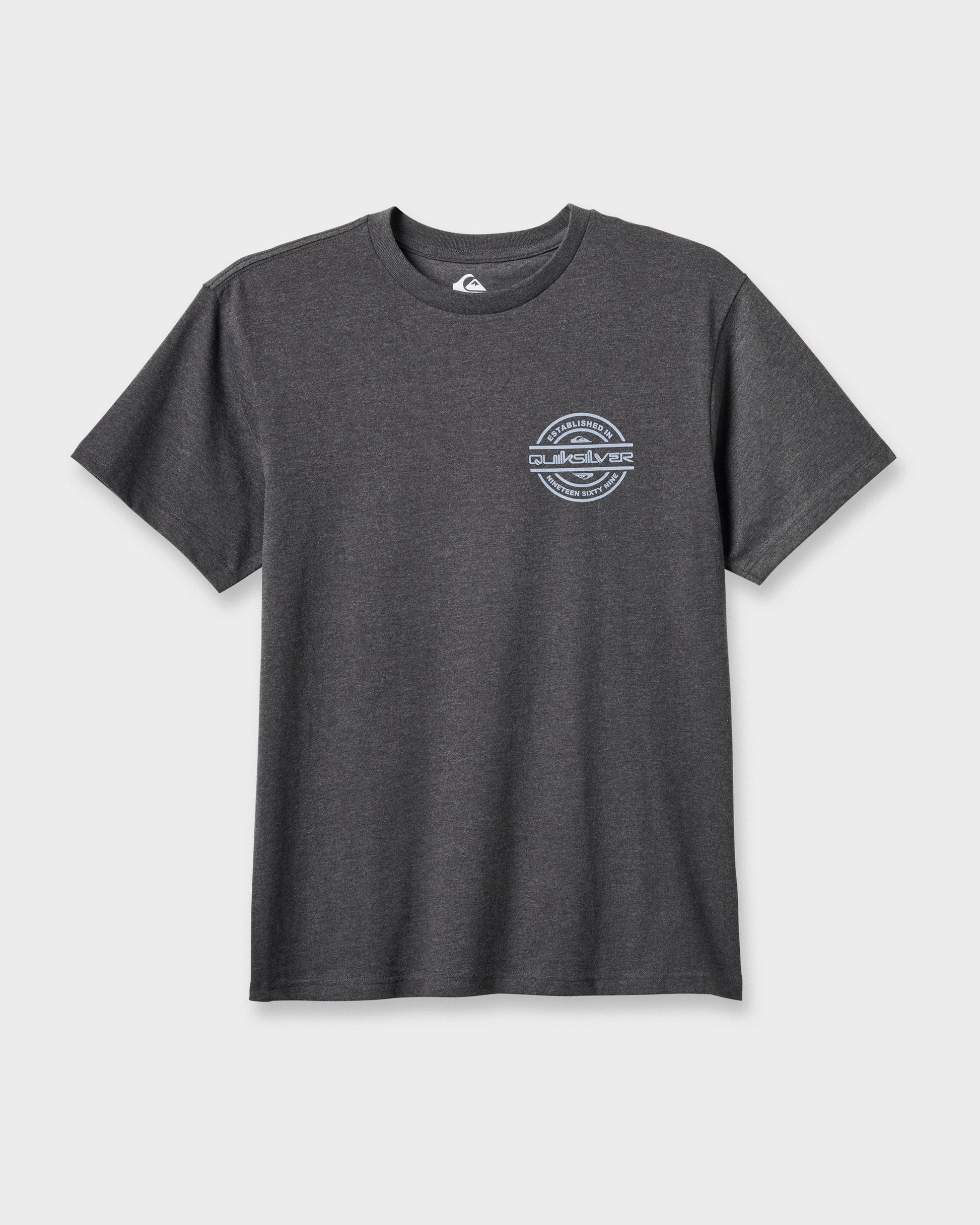 Mirrored Classic T-shirt - Charcoal Heather - Quick Silver