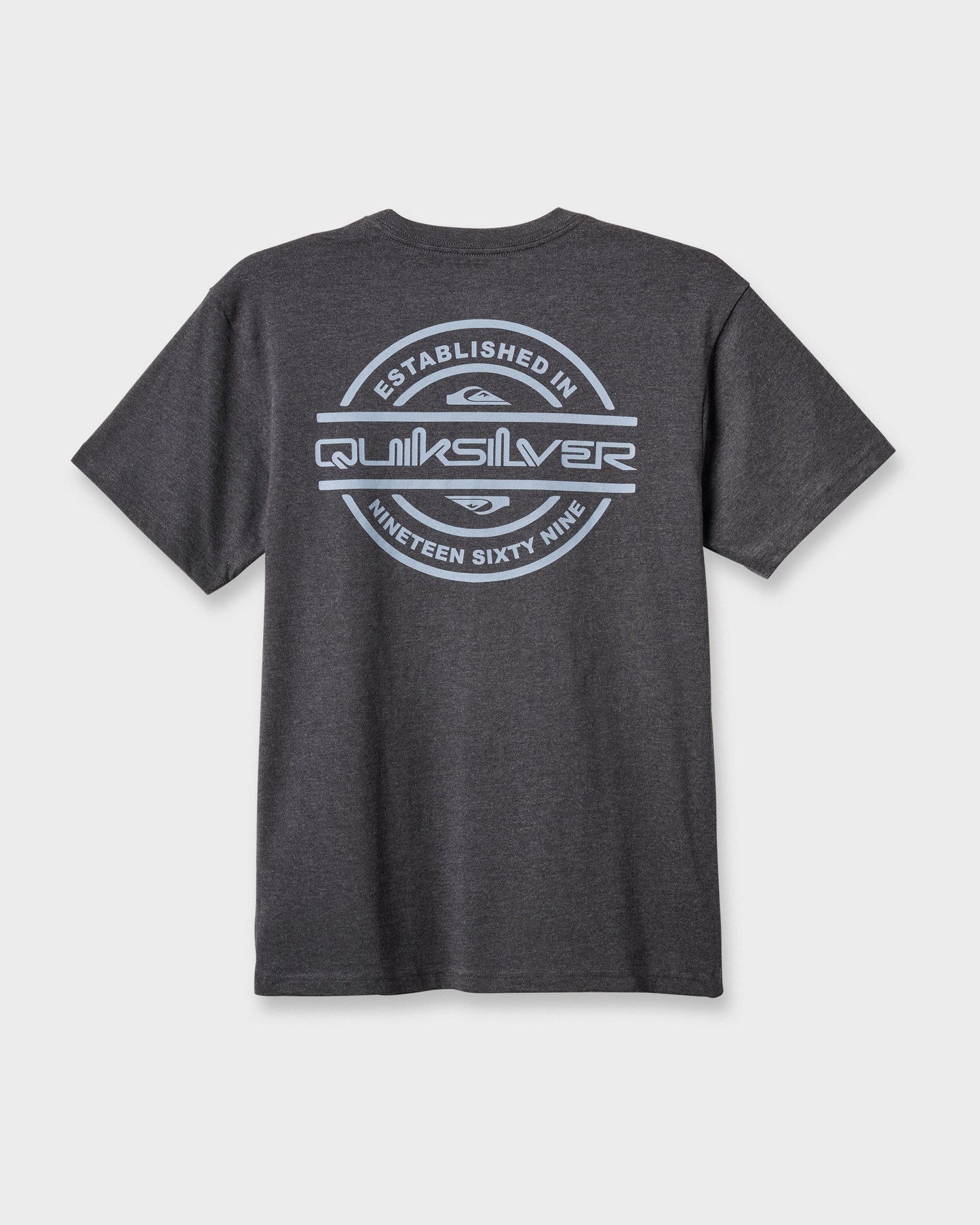 Mirrored Classic T-shirt - Charcoal Heather - Quick Silver