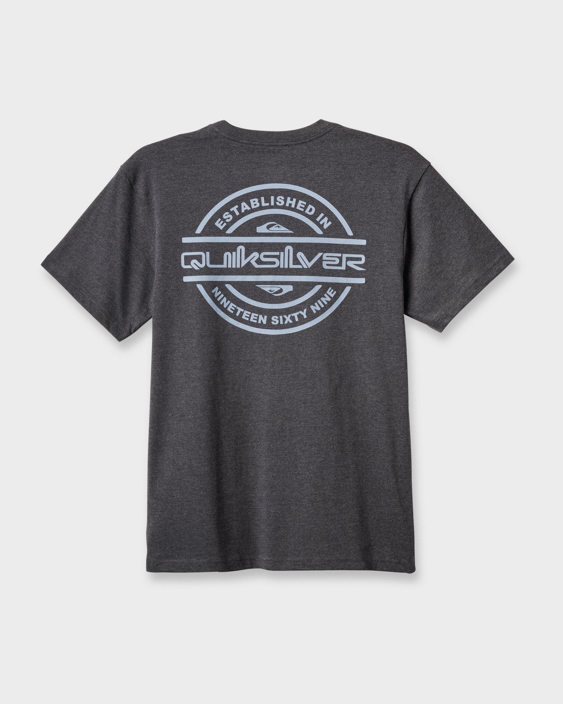 Mirrored Classic T-shirt - Charcoal Heather - Quick Silver
