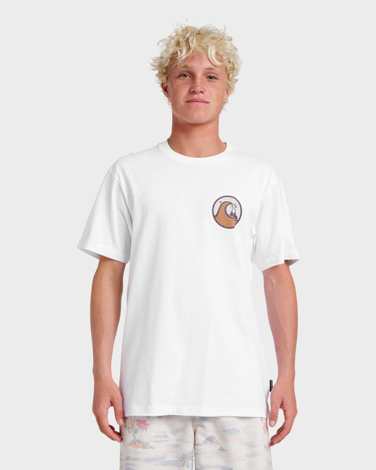 Jungle Wave Classic T-shirt - White - Quick Silver