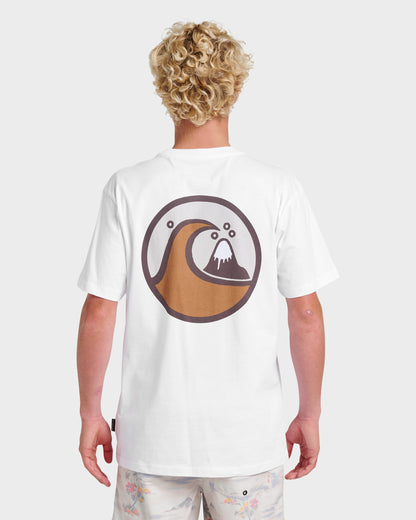 Jungle Wave Classic T-shirt - White - Quick Silver
