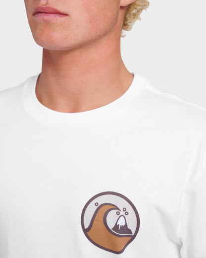 Jungle Wave Classic T-shirt - White - Quick Silver