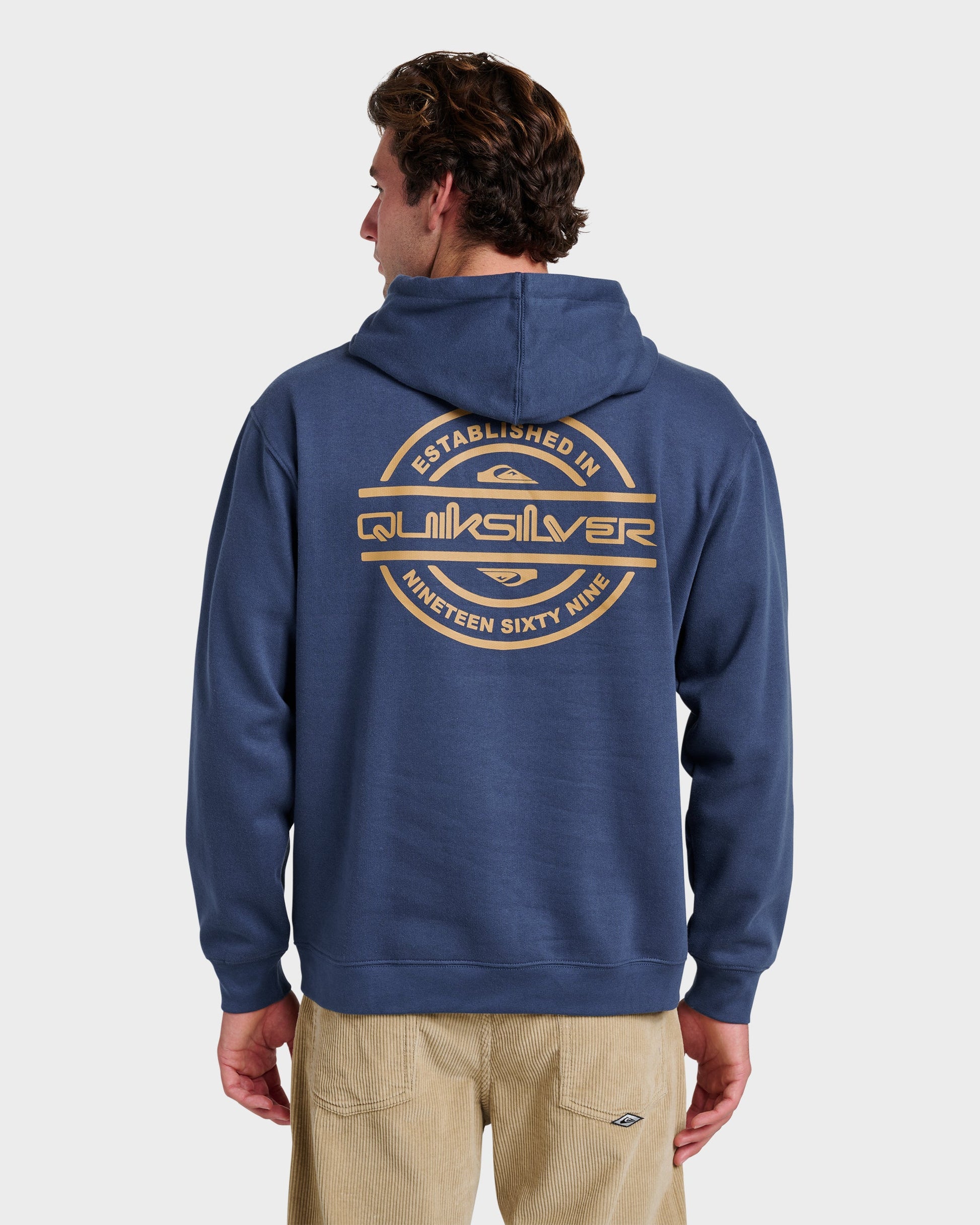 Graphic Hoodie - Sargasso Sea - Quick Silver