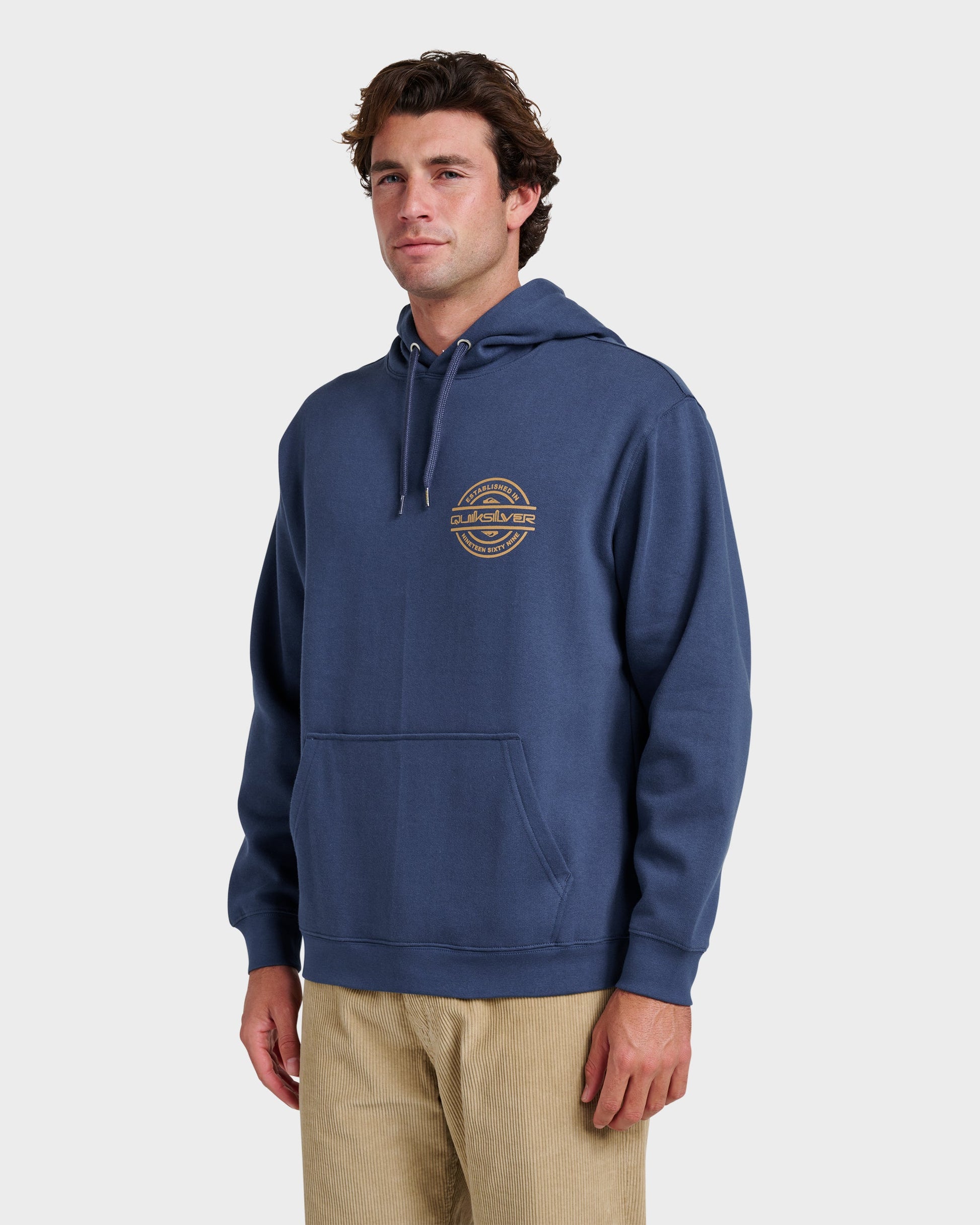 Graphic Hoodie - Sargasso Sea - Quick Silver