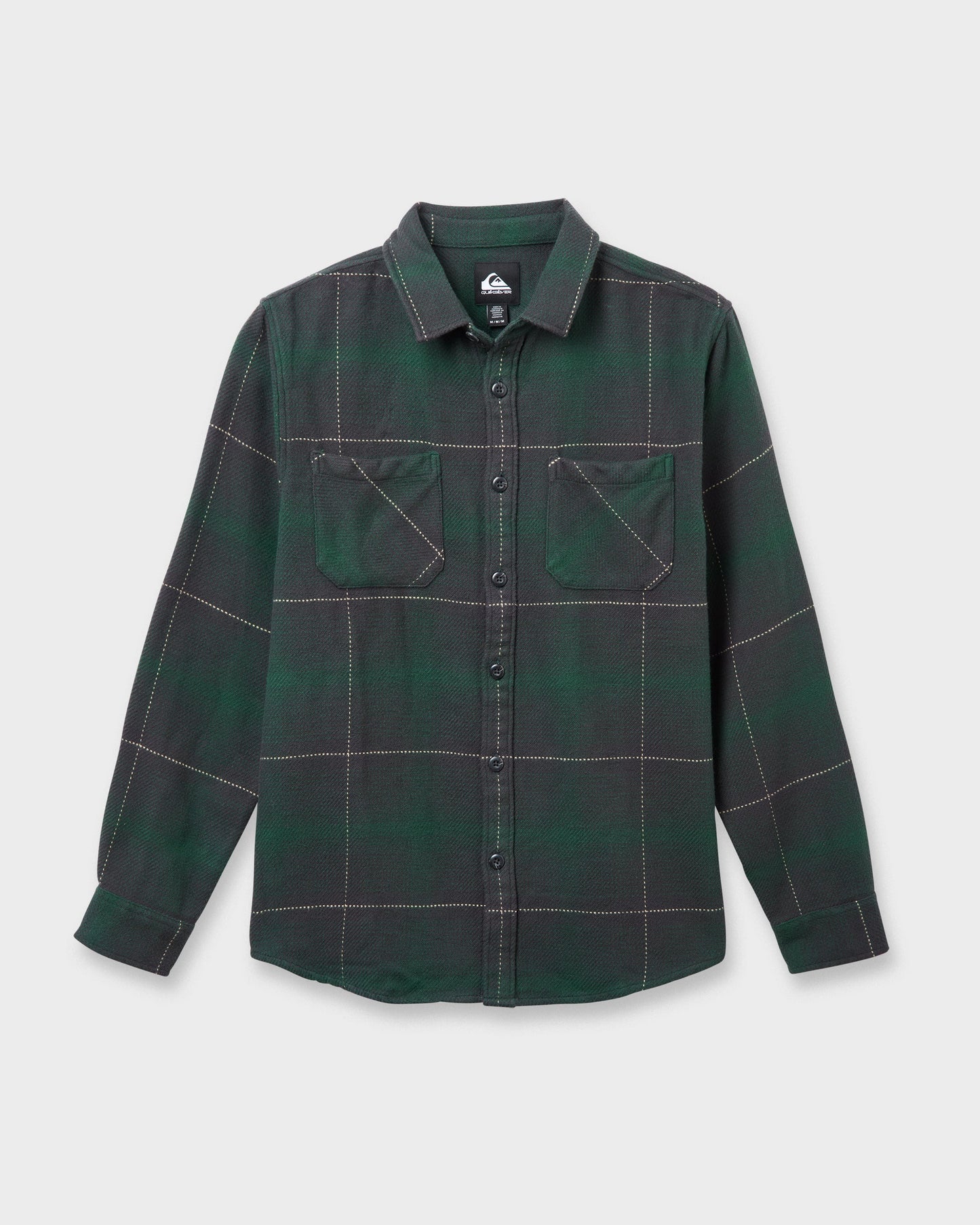 Dna Flannel Shirt - Garden Topiary - Quick Silver