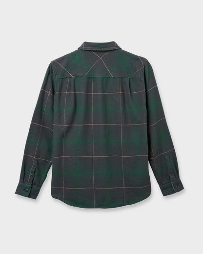 Dna Flannel Shirt - Garden Topiary - Quick Silver