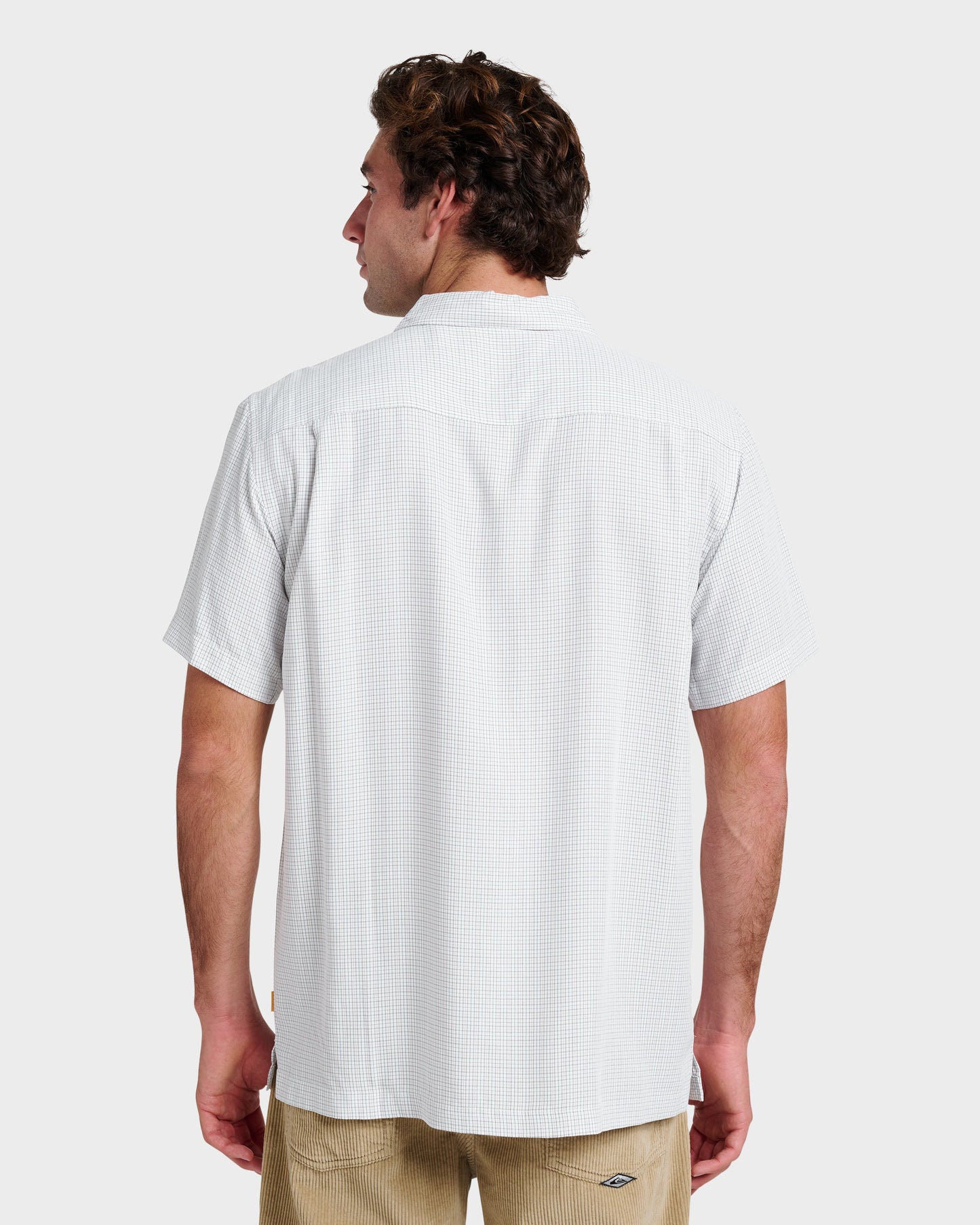 Waterman Checkmate Shirt - White - Quick Silver