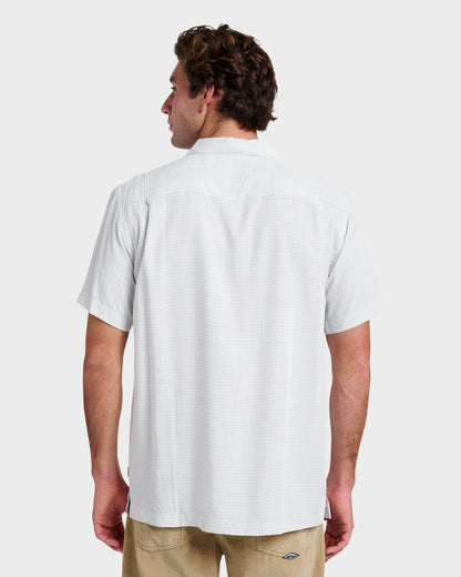 Waterman Checkmate Shirt - White - Quick Silver