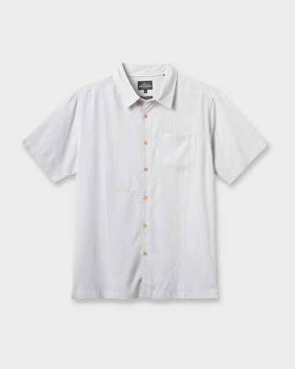 Waterman Checkmate Shirt - White - Quick Silver