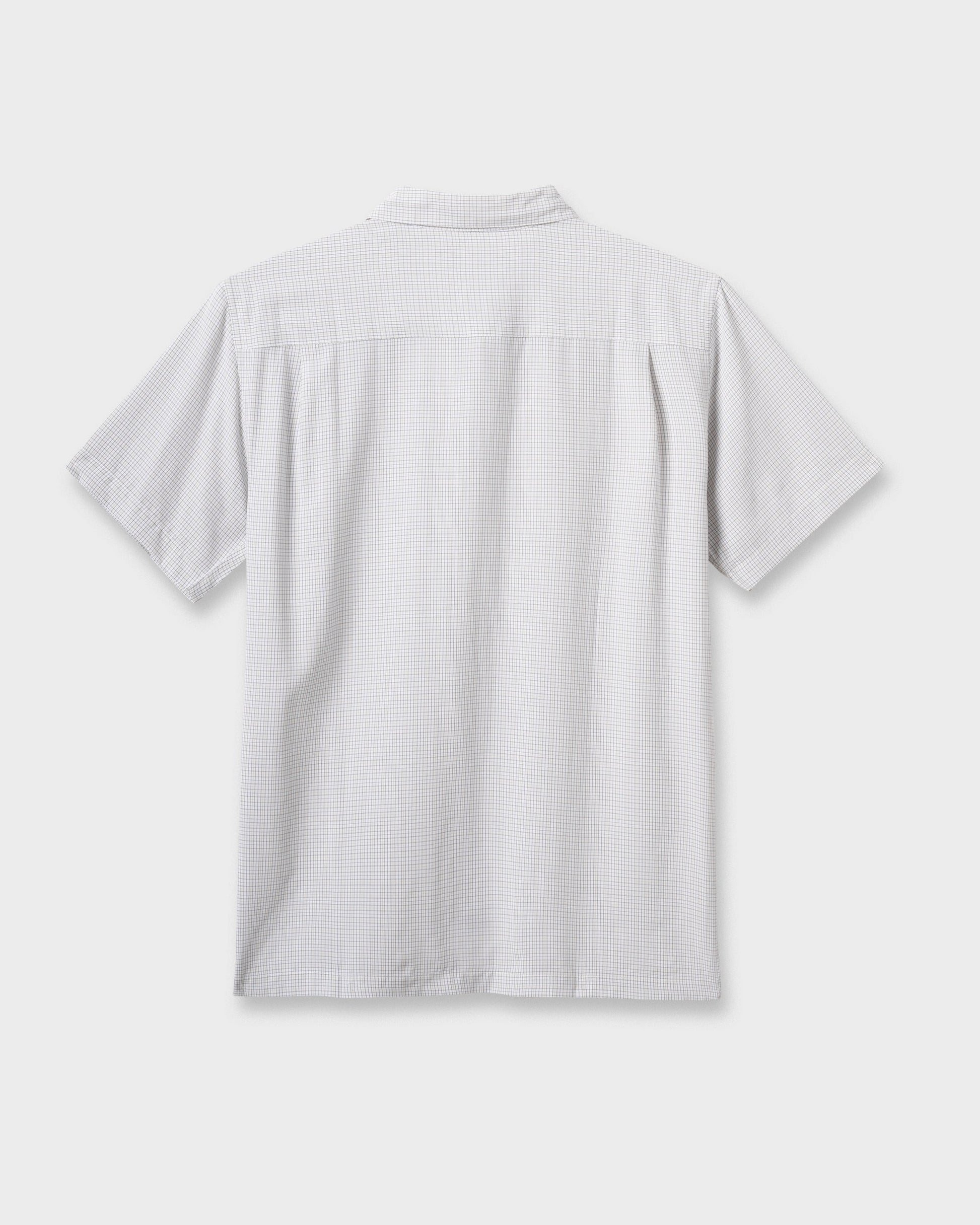 Waterman Checkmate Shirt - White - Quick Silver