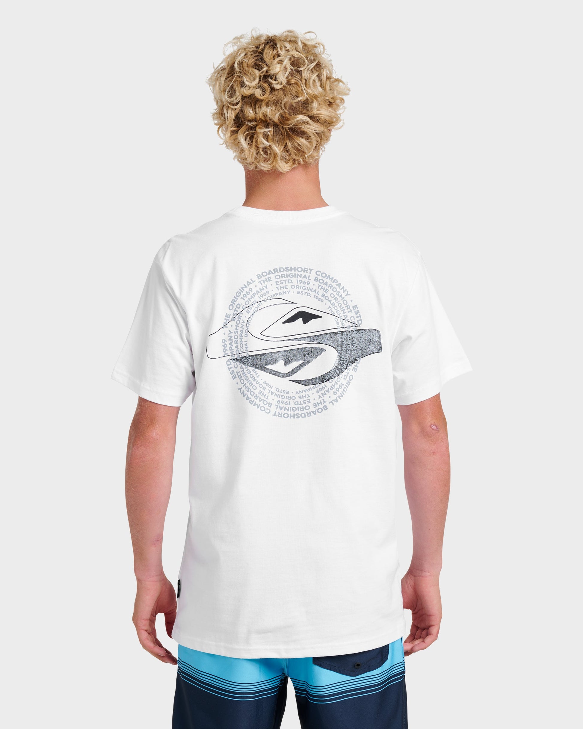 Yin Vortex Classic T-shirt - White - Quick Silver