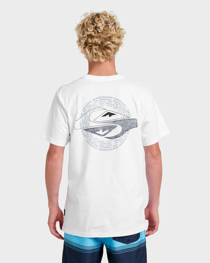 Yin Vortex Classic T-shirt - White - Quick Silver