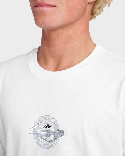 Yin Vortex Classic T-shirt - White - Quick Silver