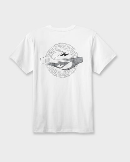 Yin Vortex Classic T-shirt - White - Quick Silver