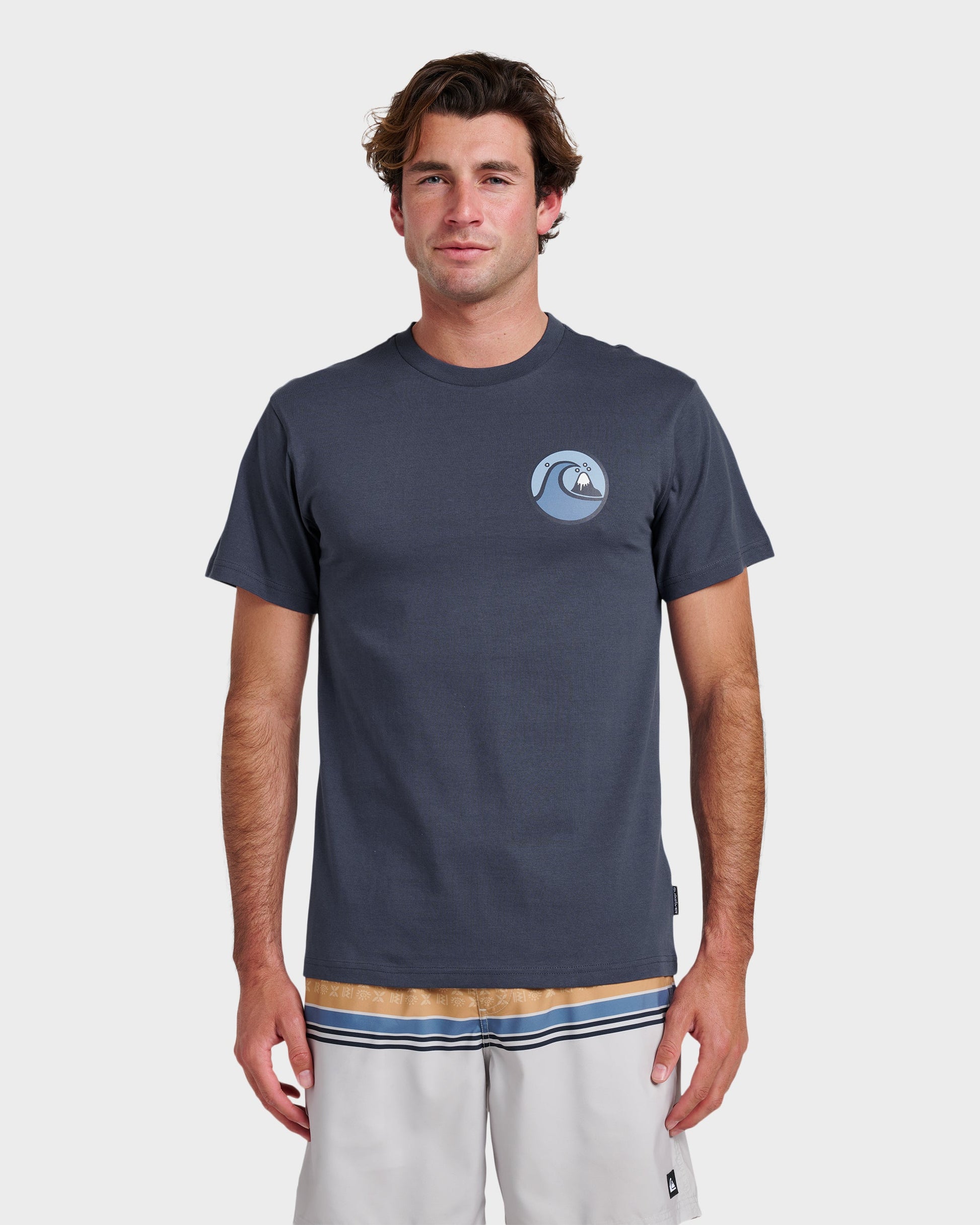 Jungle Wave Classic T-shirt - Navy - Quick Silver