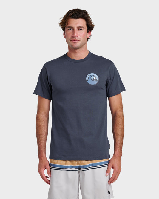 Jungle Wave Classic T-shirt - Navy - Quick Silver