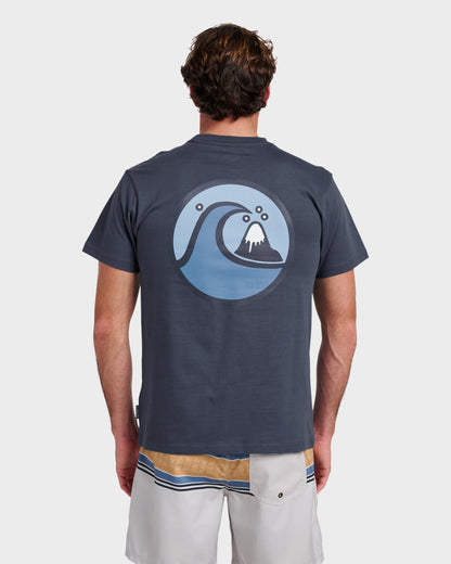 Jungle Wave Classic T-shirt - Navy - Quick Silver