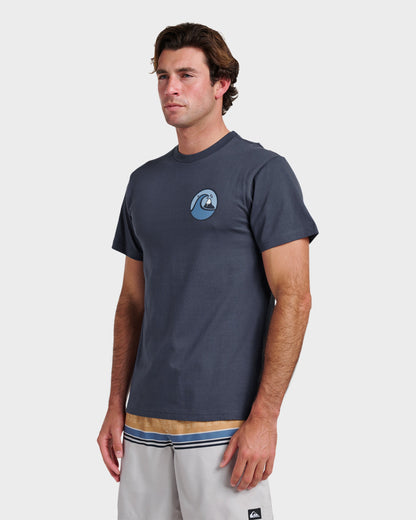 Jungle Wave Classic T-shirt - Navy - Quick Silver