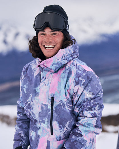 Mission Printed Snow Jacket - Quick Silver