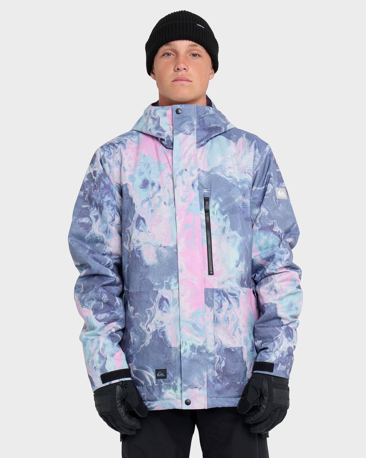 Mission Printed Snow Jacket - Quick Silver