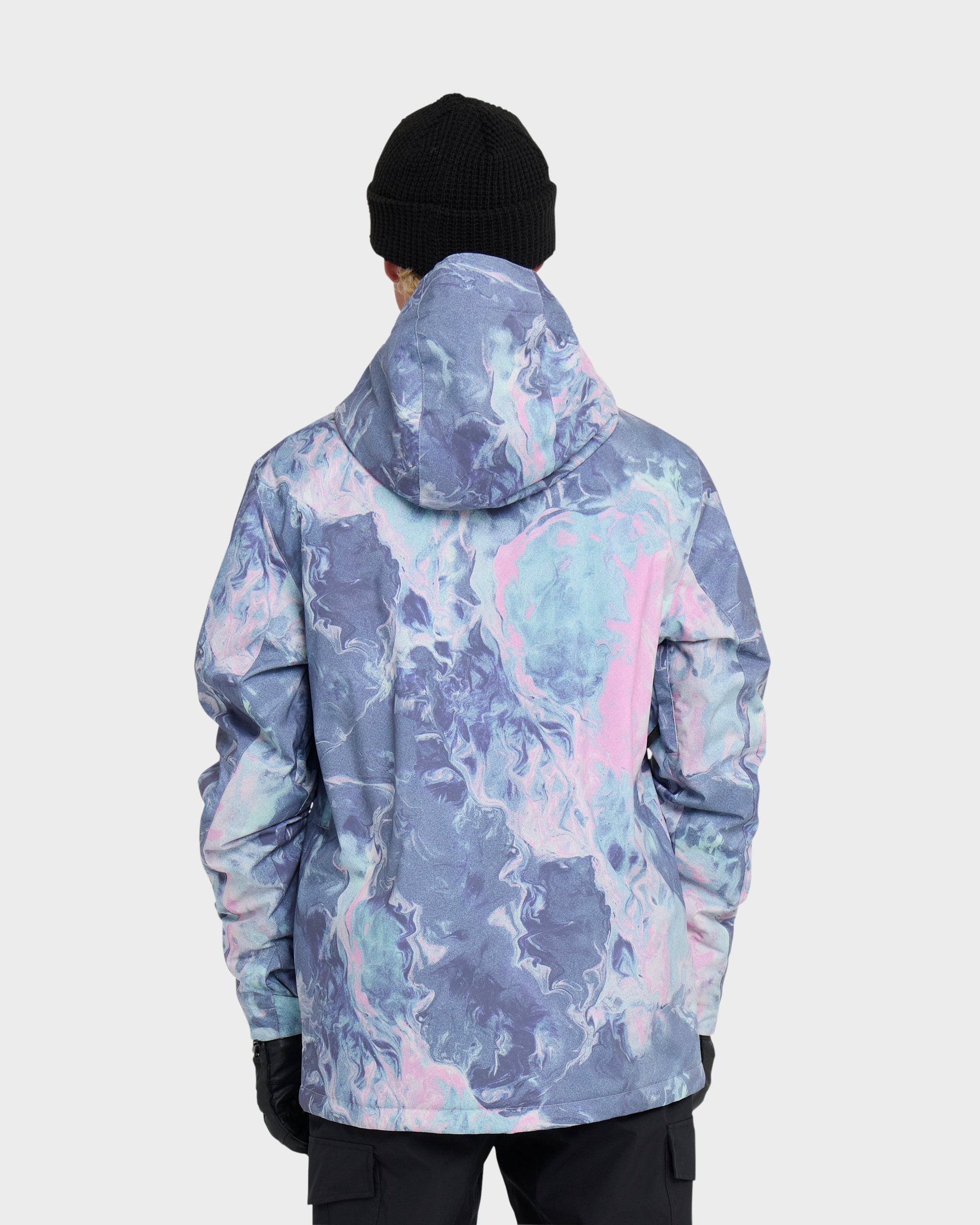 Mission Printed Snow Jacket - Quick Silver