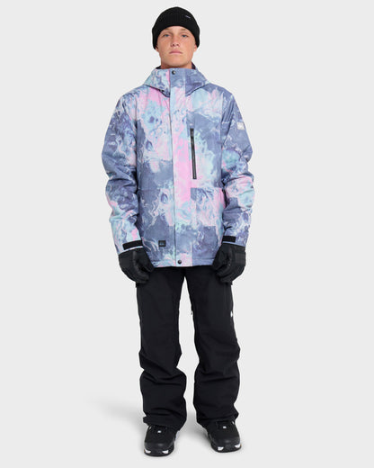 Mission Printed Snow Jacket - Quick Silver