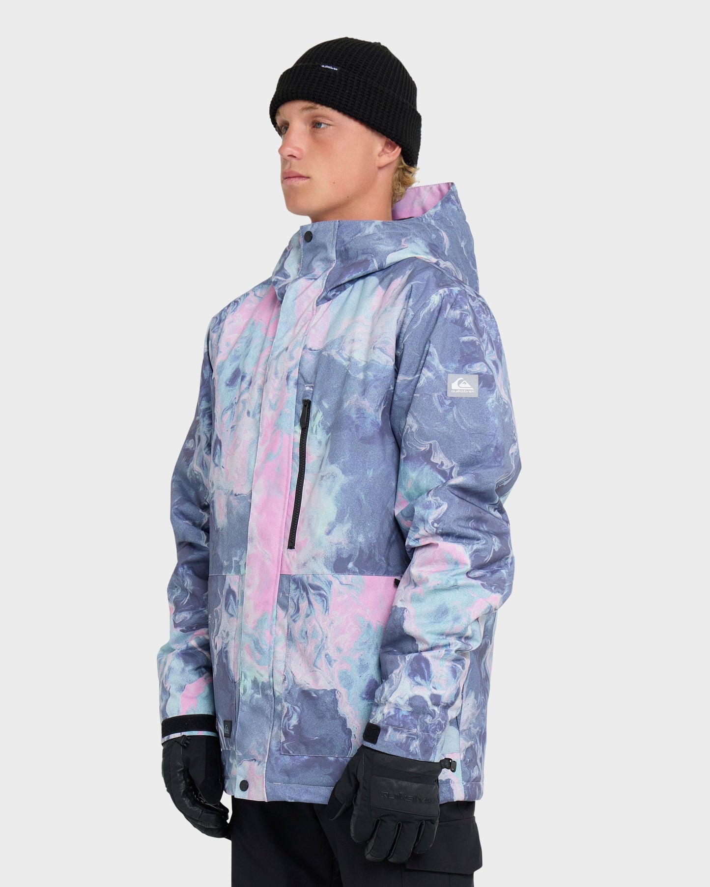 Mission Printed Snow Jacket - Quick Silver
