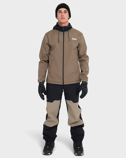 High Altitude Soft Shell Snow Jacket - Fallen Rock - Quick Silver