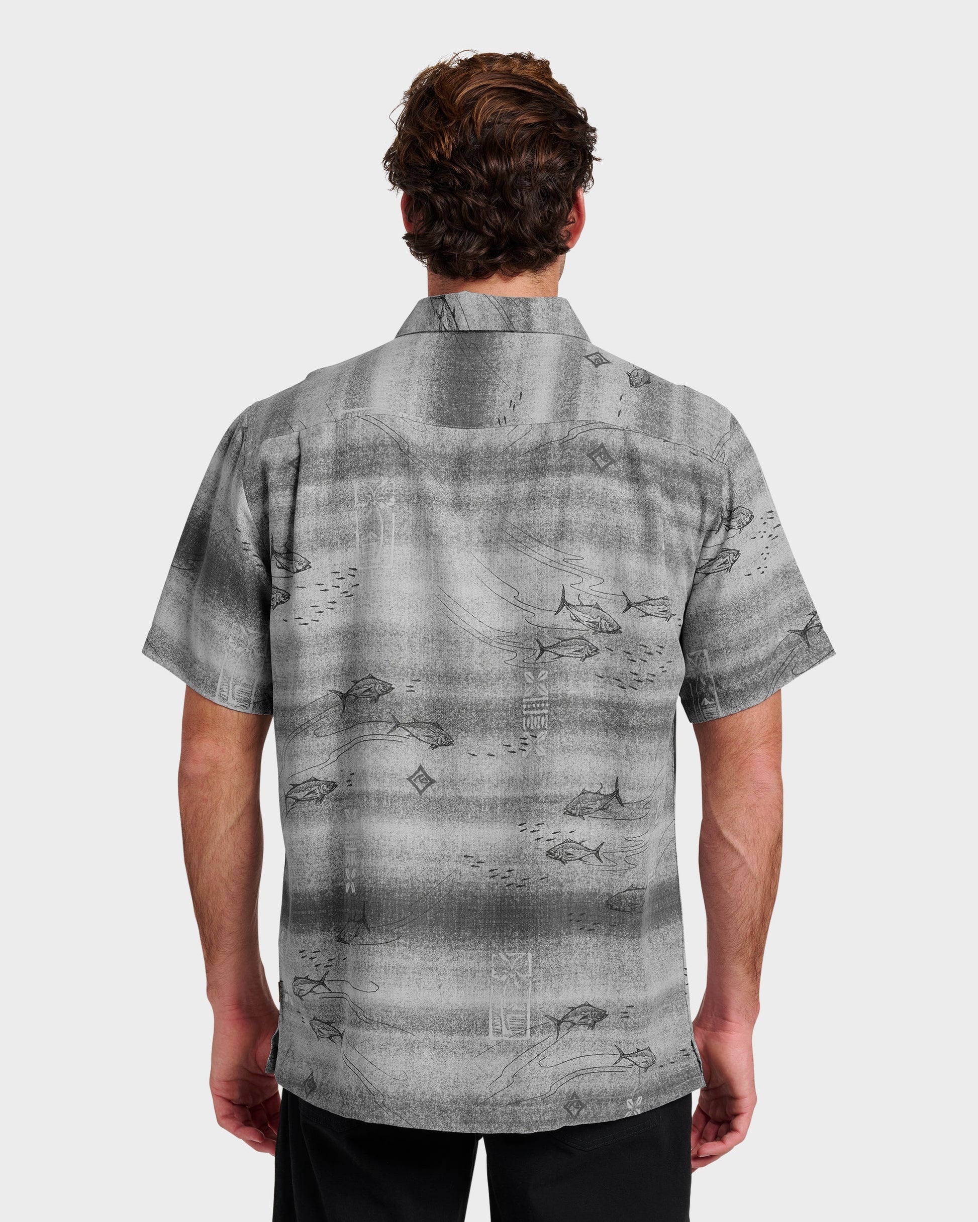 Waterman Go Fish Shirt - Phantom - Quick Silver