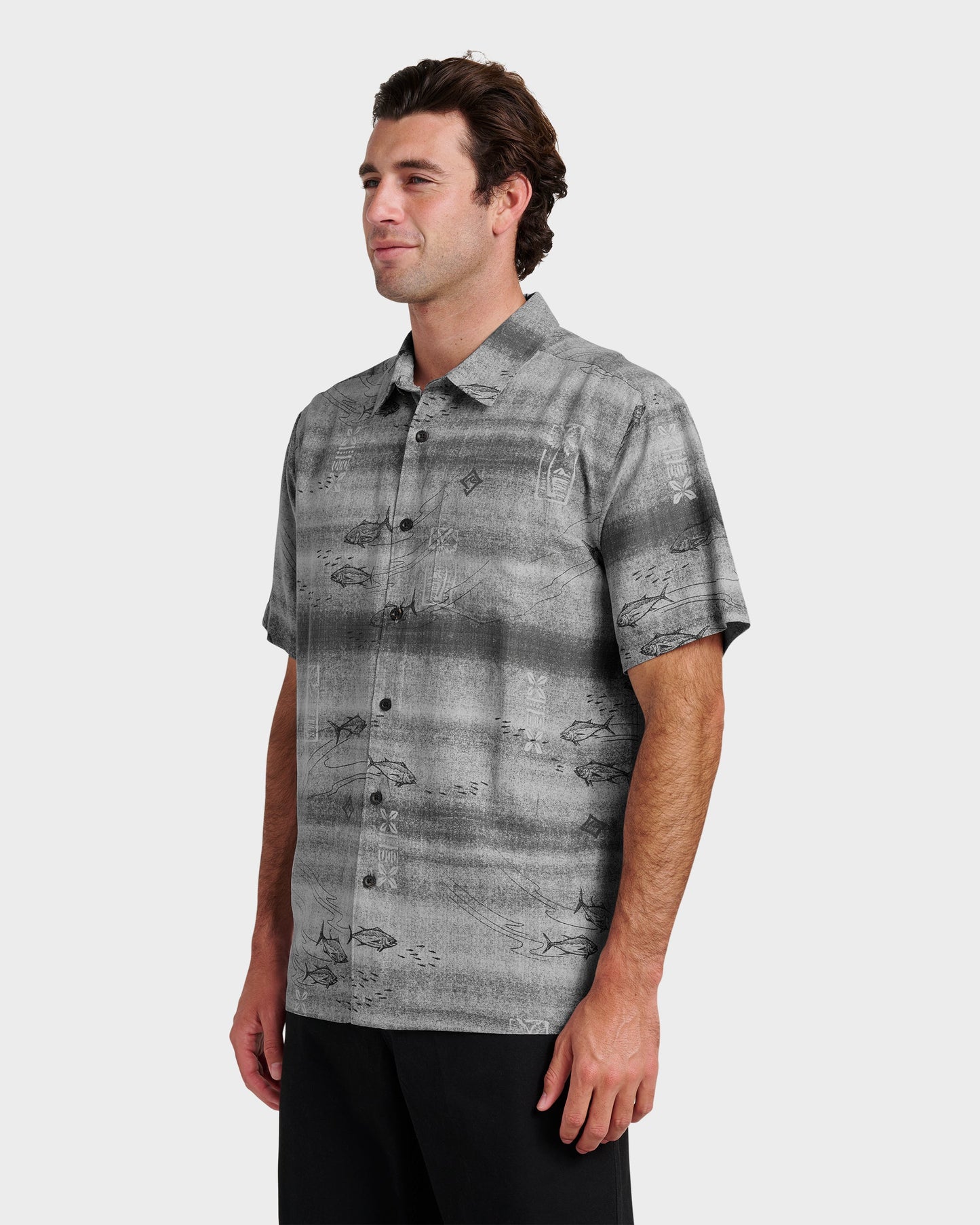 Waterman Go Fish Shirt - Phantom - Quick Silver