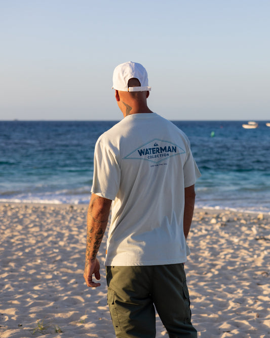 Waterman Diamond Classic T-shirt - Smoke - Quick Silver