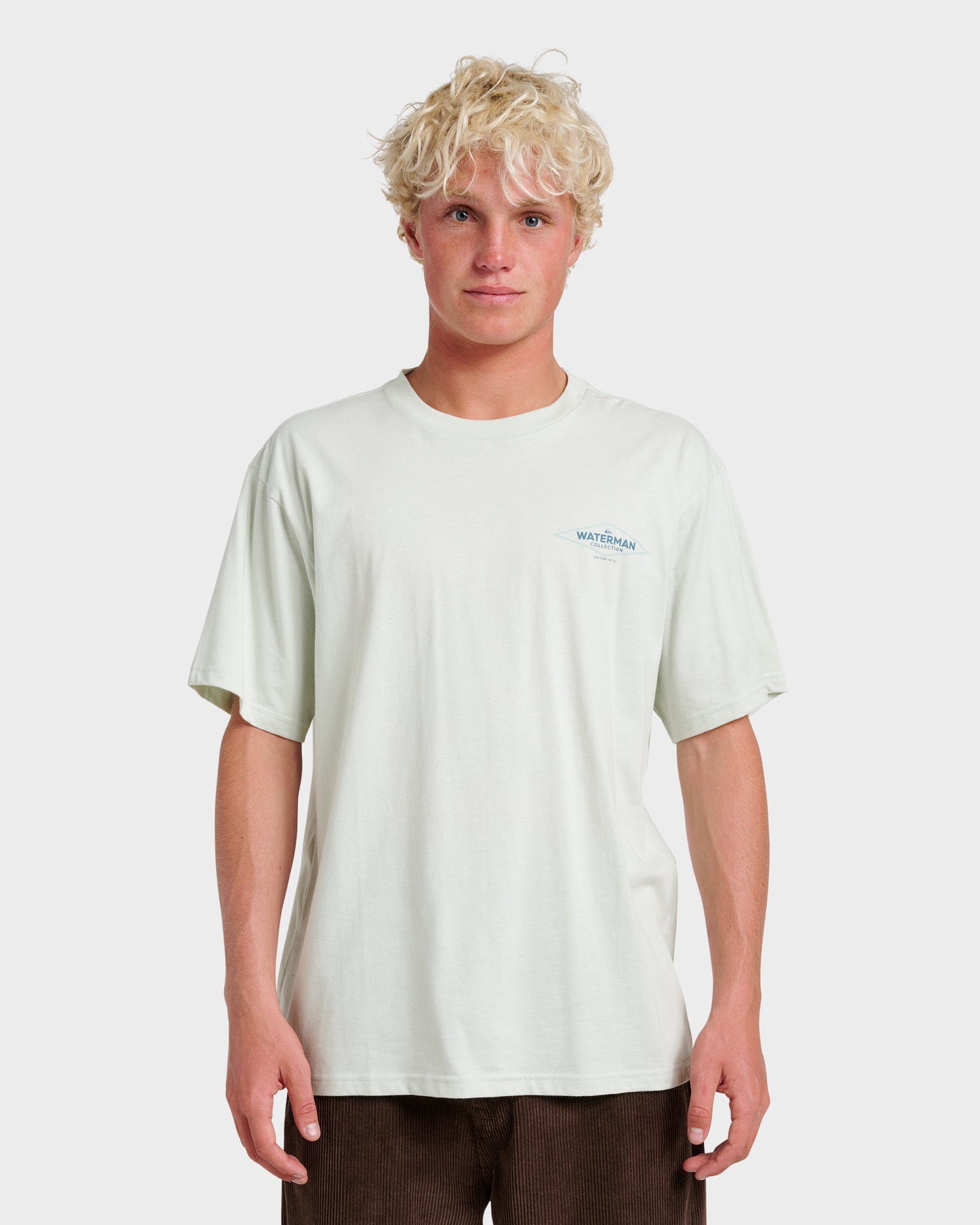 Waterman Diamond Classic T-shirt - Smoke - Quick Silver