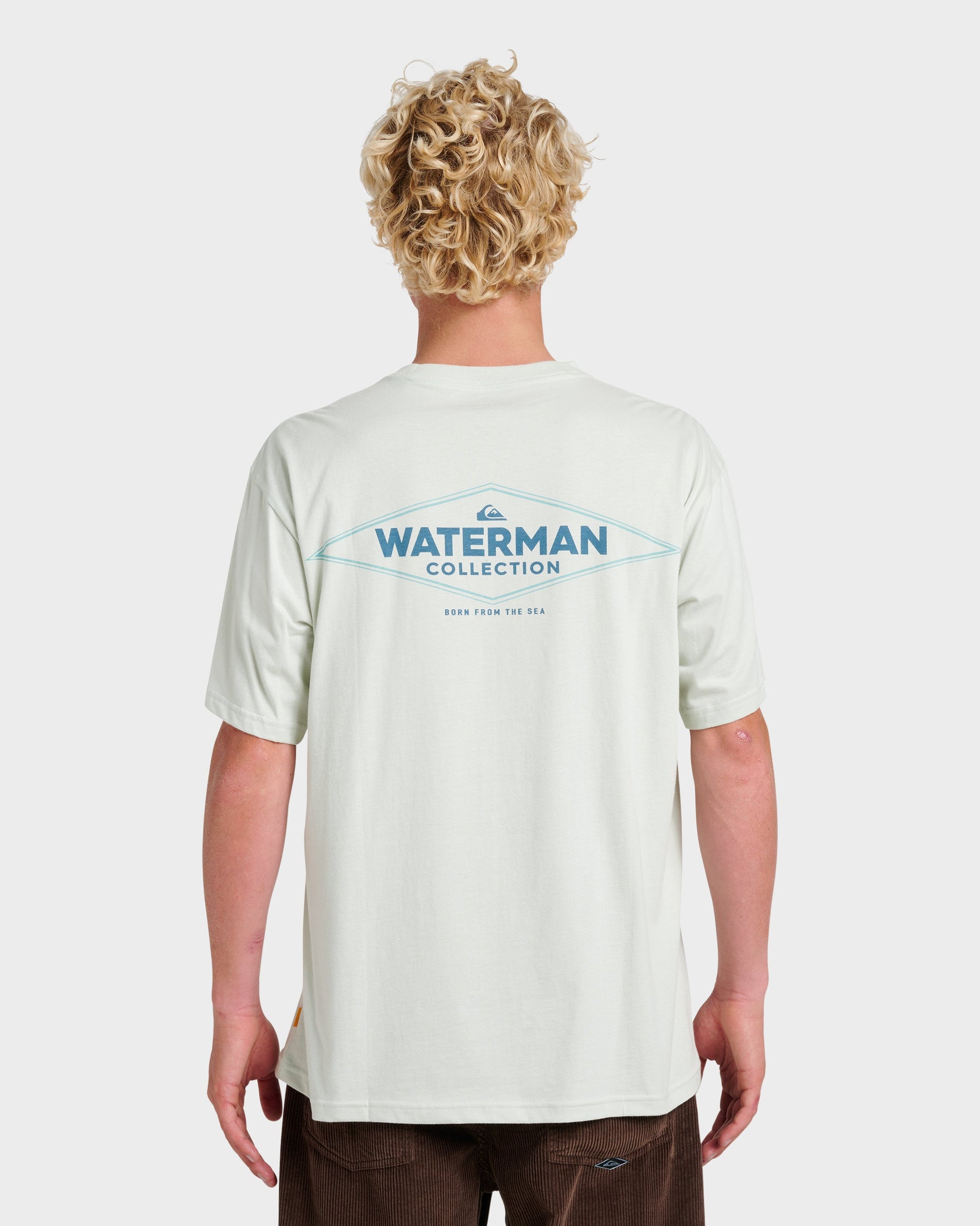 Waterman Diamond Classic T-shirt - Smoke - Quick Silver