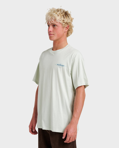Waterman Diamond Classic T-shirt - Smoke - Quick Silver