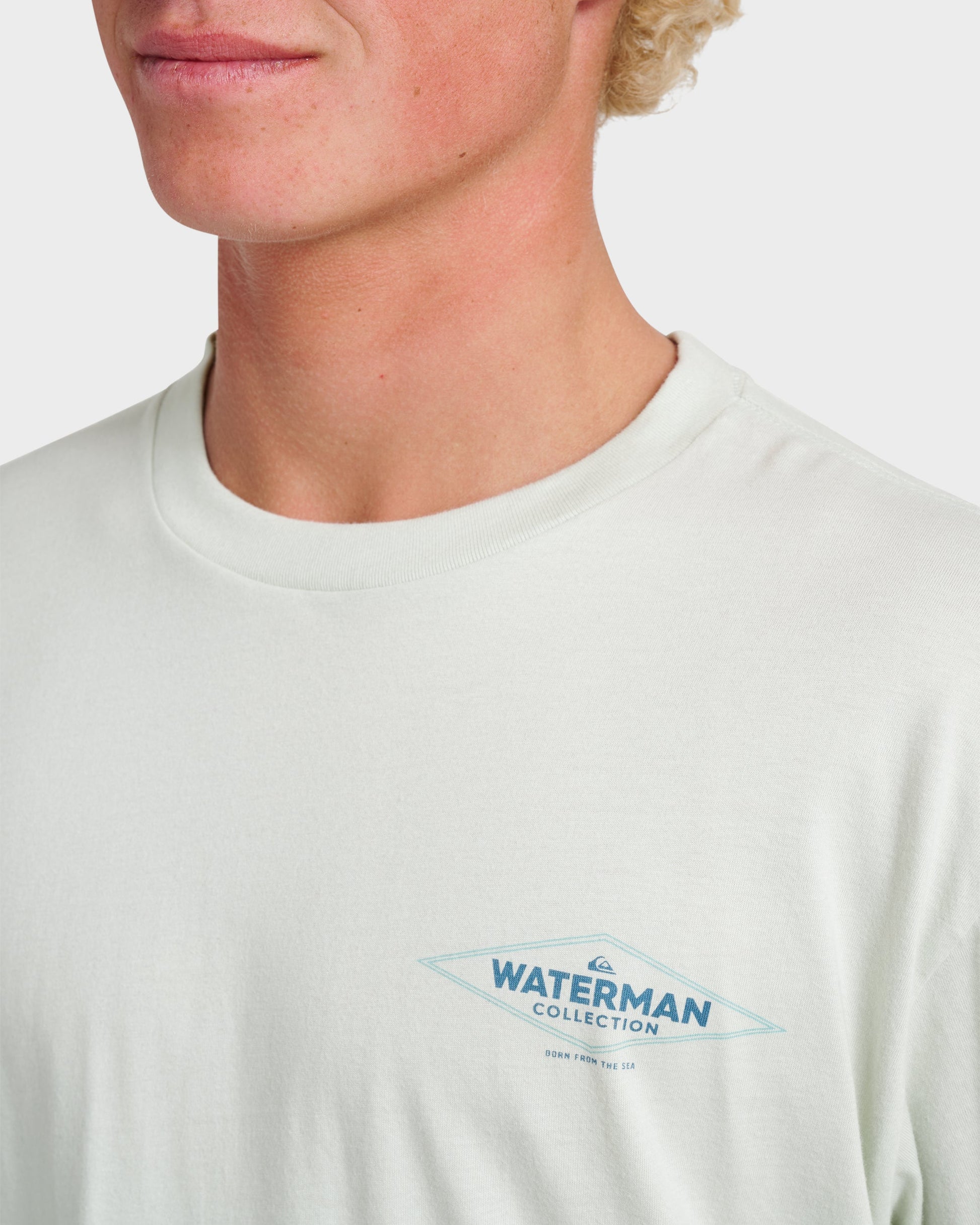 Waterman Diamond Classic T-shirt - Smoke - Quick Silver