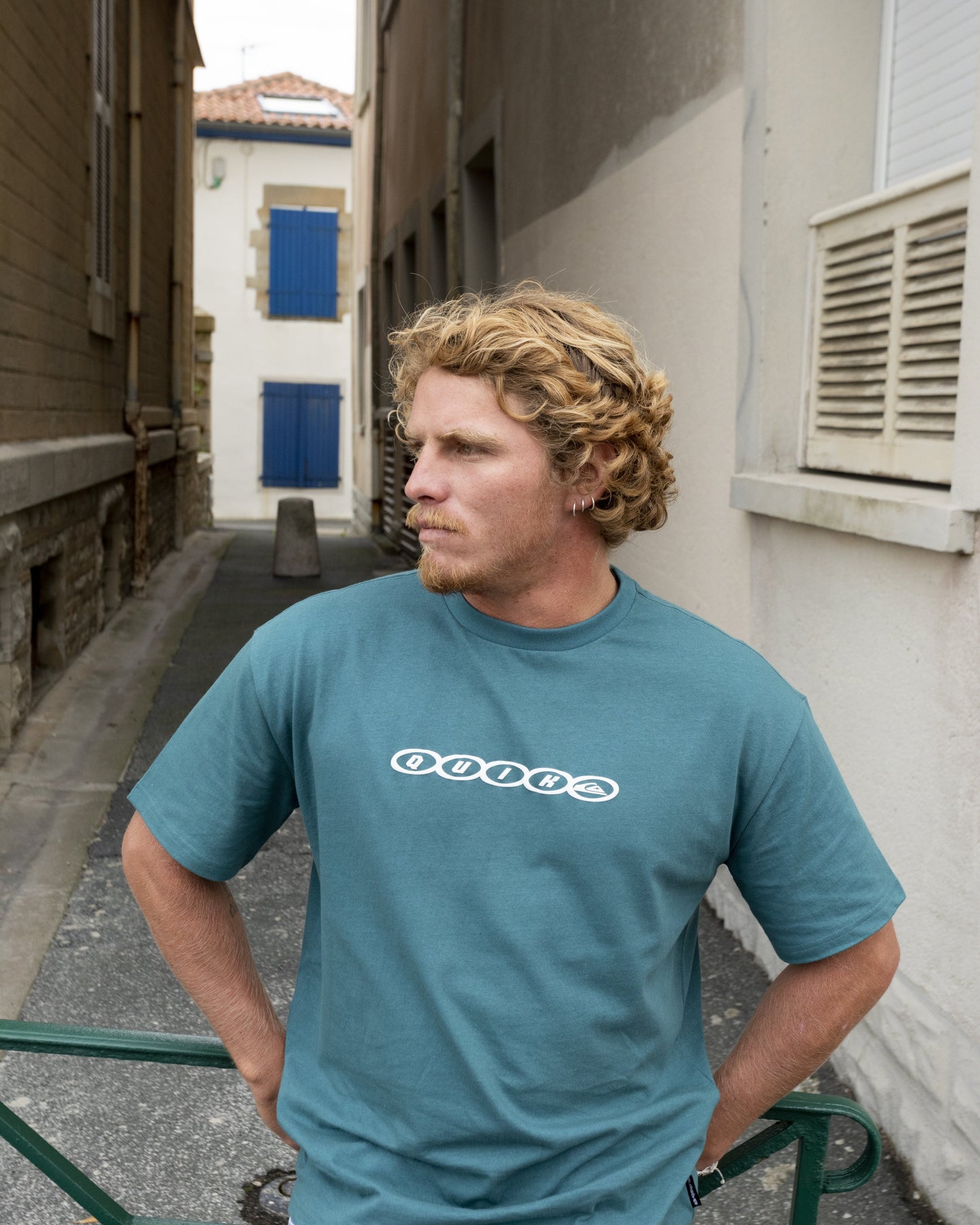 Linked Heavy Weight T-shirt - Mediterranea - Quick Silver