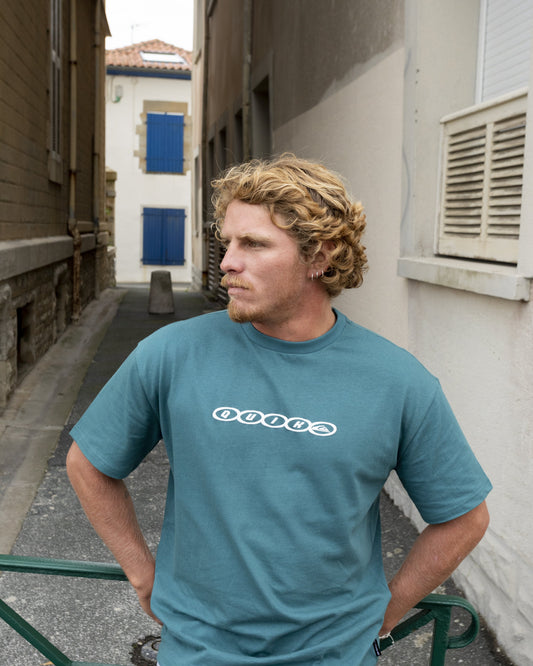 Linked Heavy Weight T-shirt - Mediterranea - Quick Silver