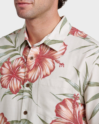 Waterman Tropical Dream Shirt - Moonbeam - Quick Silver