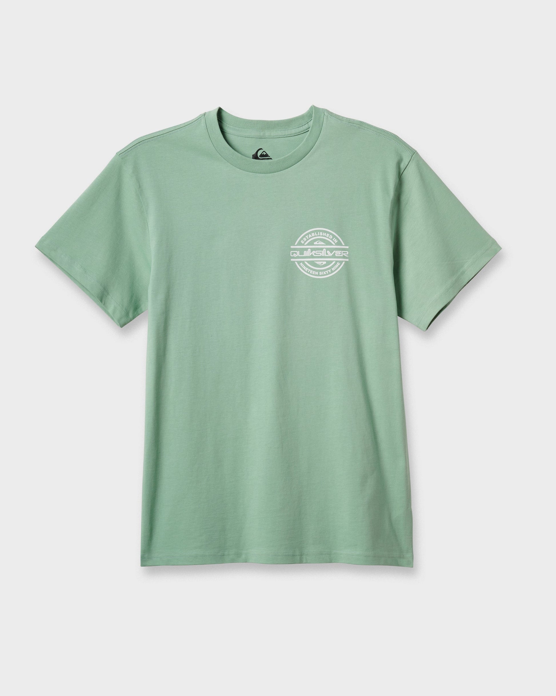 Mirrored Classic T-shirt - Granite Green - Quick Silver