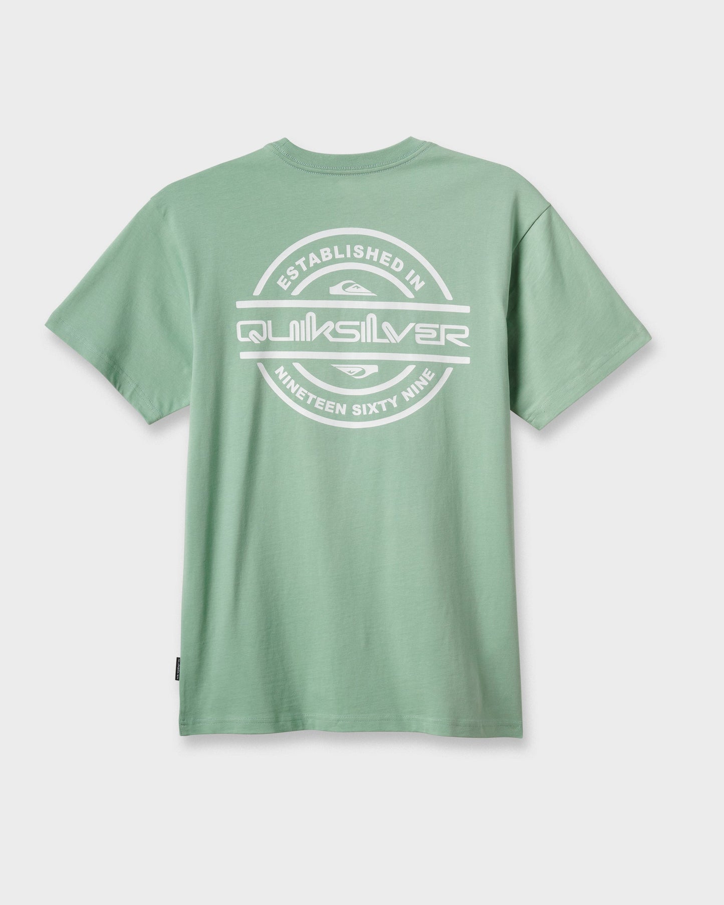 Mirrored Classic T-shirt - Granite Green - Quick Silver