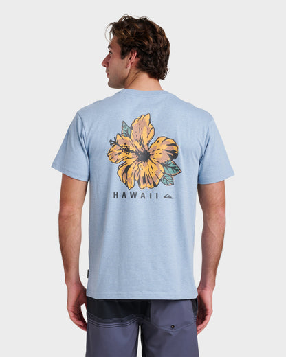 Hi Garden Classic T-shirt - Ashley Blue Heather - Quick Silver