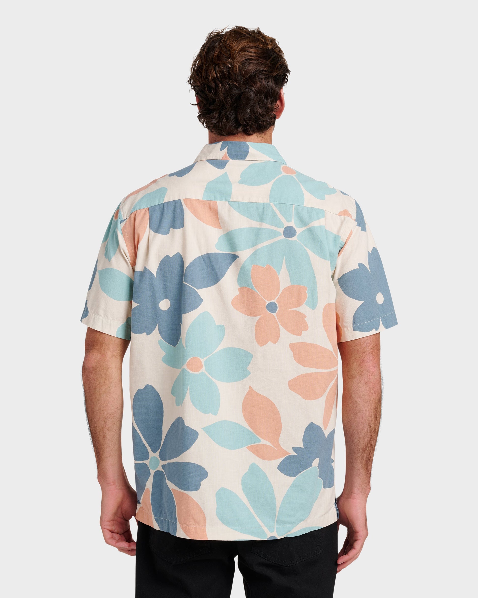 Waterman Flower Power Shirt - Moonbeam - Quick Silver