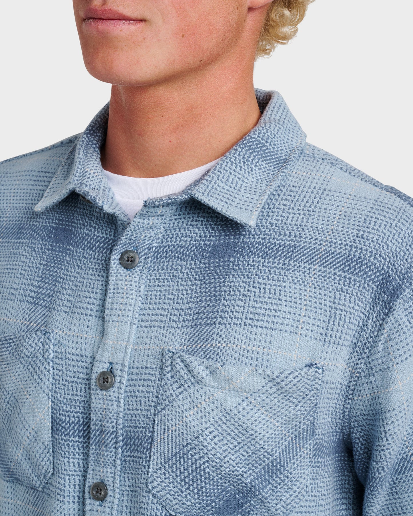 Dna Flannel Shirt - China Blue - Quick Silver