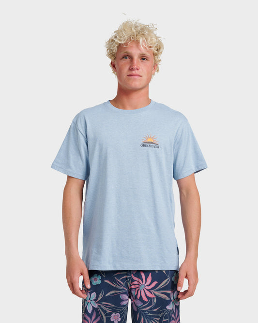 Dawn Patrol Classic T-shirt - Ashley Blue Heather - Quick Silver