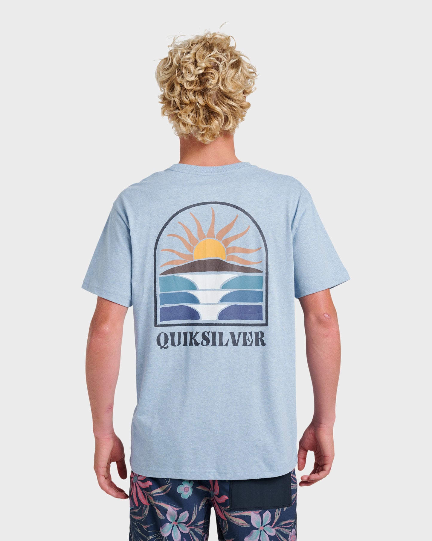 Dawn Patrol Classic T-shirt - Ashley Blue Heather - Quick Silver