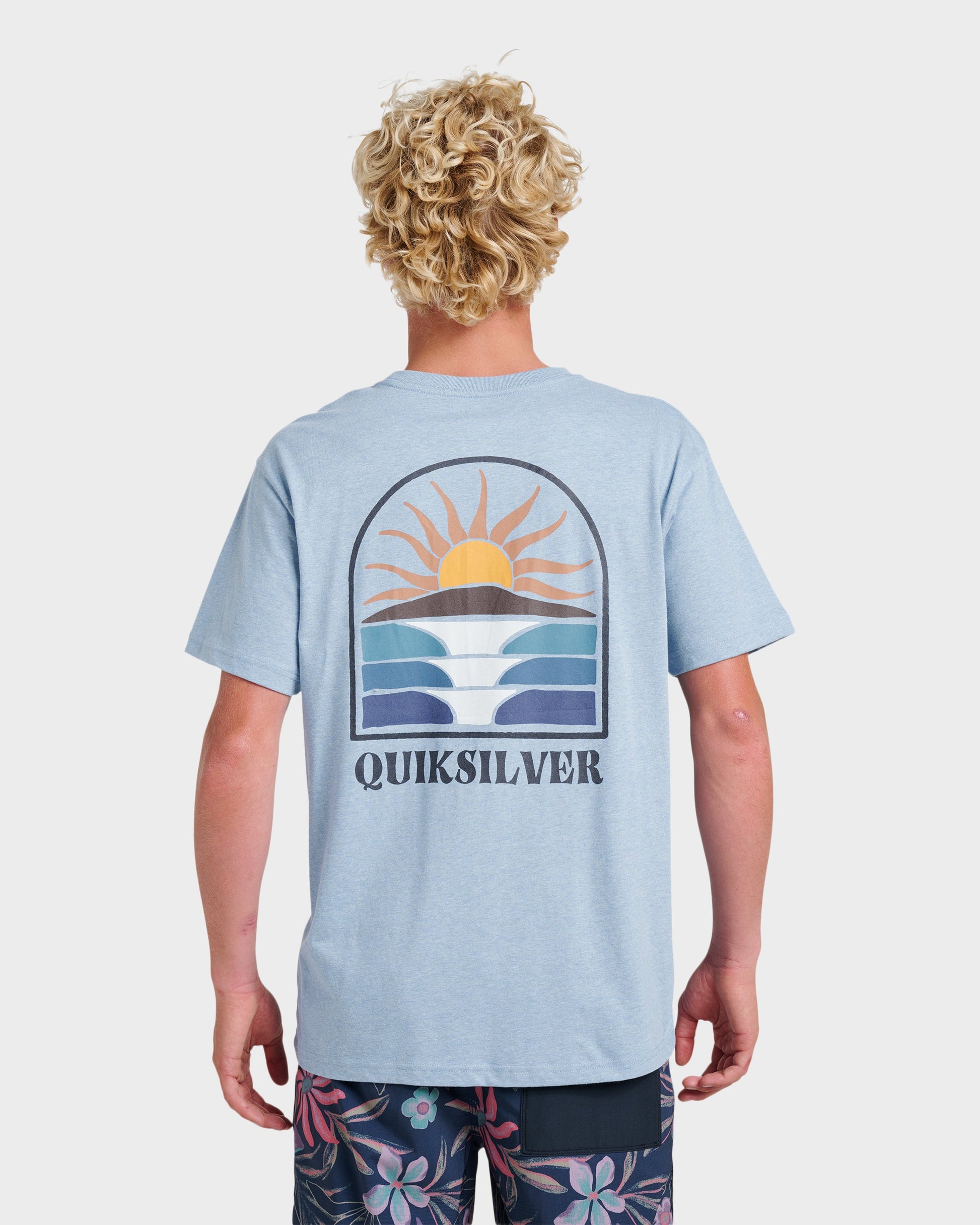 Dawn Patrol Classic T-shirt - Ashley Blue Heather - Quick Silver