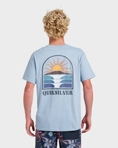 Dawn Patrol Classic T-shirt - Ashley Blue Heather - Quick Silver