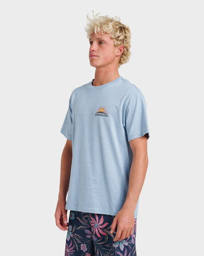 Dawn Patrol Classic T-shirt - Ashley Blue Heather - Quick Silver