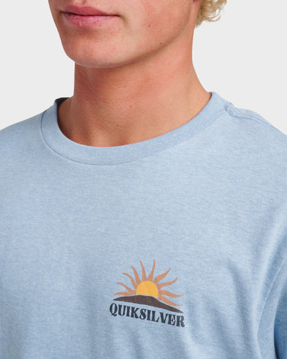 Dawn Patrol Classic T-shirt - Ashley Blue Heather - Quick Silver